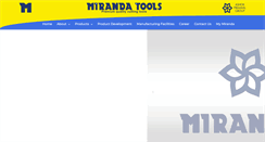 Desktop Screenshot of mirandatools.in
