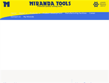 Tablet Screenshot of mirandatools.in